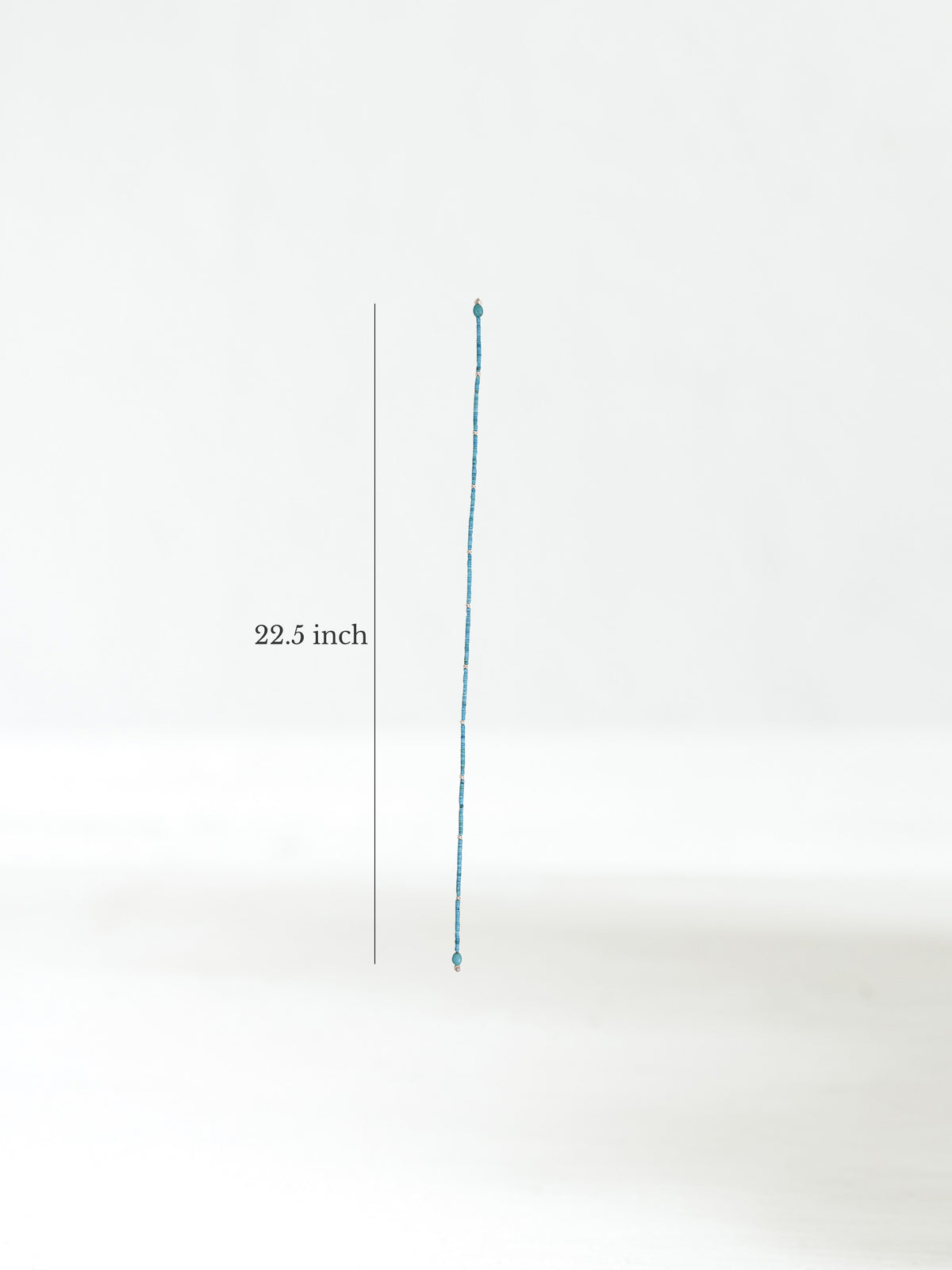 Heishi Collection: Handcrafted Fine Turquoise Necklace Dimension | j0594