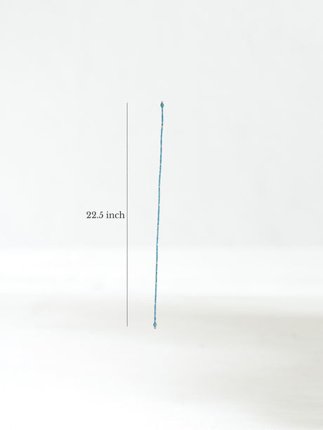 Heishi Collection: Handcrafted Fine Turquoise Necklace Dimension | j0594