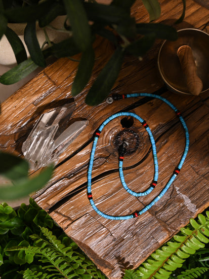 Heishi Collection: Fine Turquoise Necklace | j0598