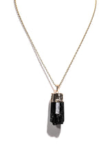 Bodyguard - Black Tourmaline & Selenite Pendant