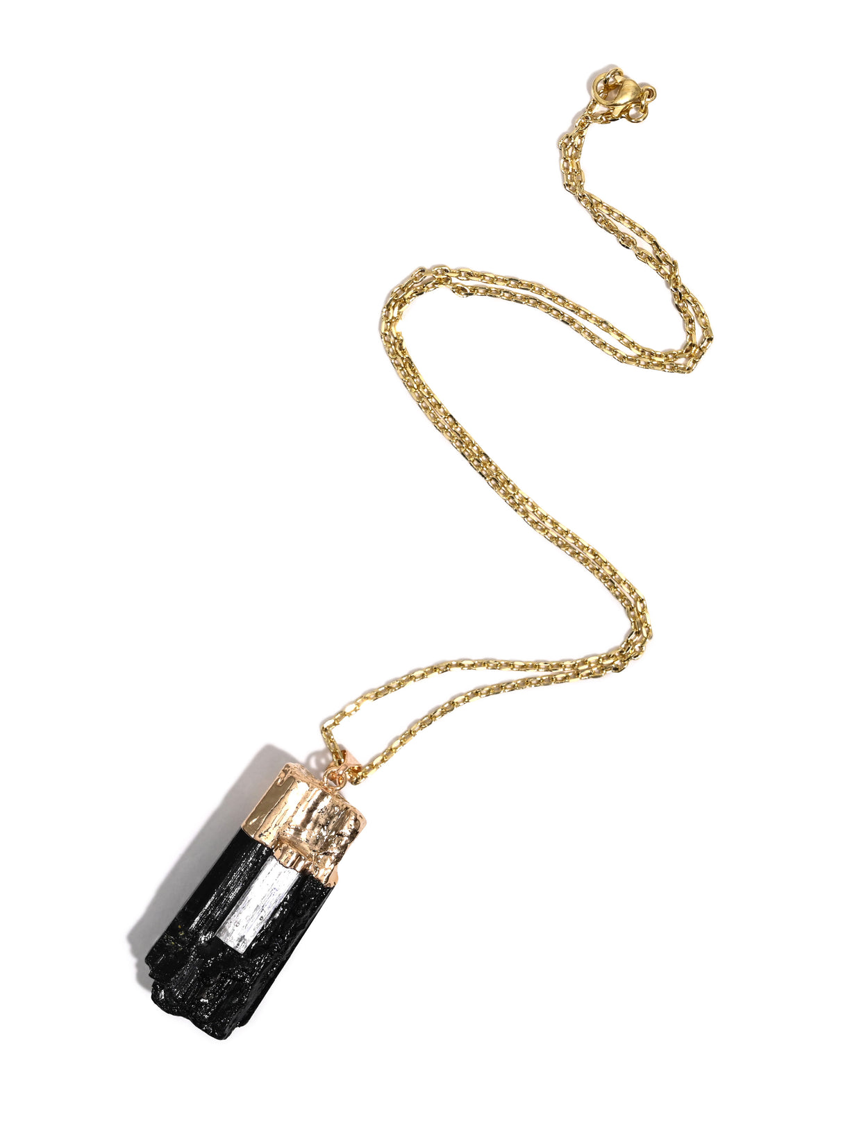 Bodyguard - Black Tourmaline & Selenite Pendant | j0600