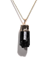 Bodyguard - Black Tourmaline & Selenite Pendant 1 | j0600
