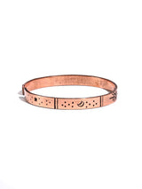 Celestial Carved Copper Bracelet 1 | j0603