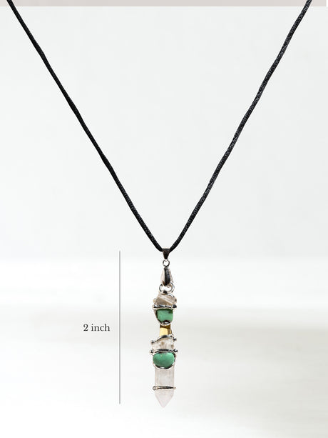 Hope Baby Wand Gemstone Pendant Dimension | js10-B28