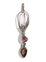 Quartz, Tourmaline, & Smoky Quartz Wandlet 1 | js118