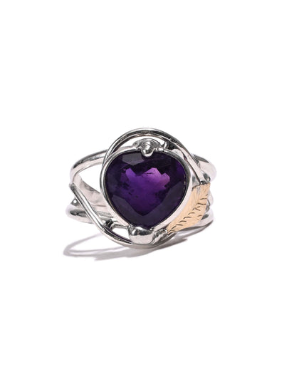 Amethyst Heart Ring 1 | js119