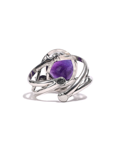 Amethyst Heart Ring 3 | js119