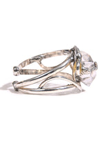 Herkimer Diamond with Yellow Sapphire Ring 4 | js119