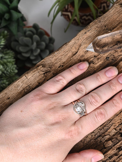 Herkimer Diamond Ring | js124