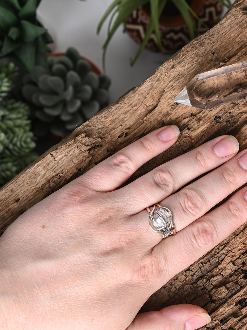 Herkimer Diamond Ring