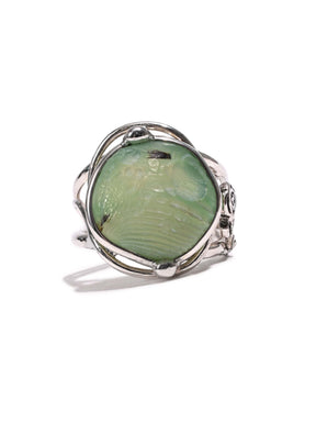 Mongolian Wind Agate Ring 1 | js126
