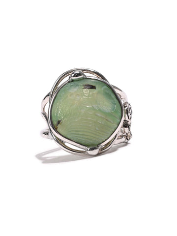 Mongolian Wind Agate Ring