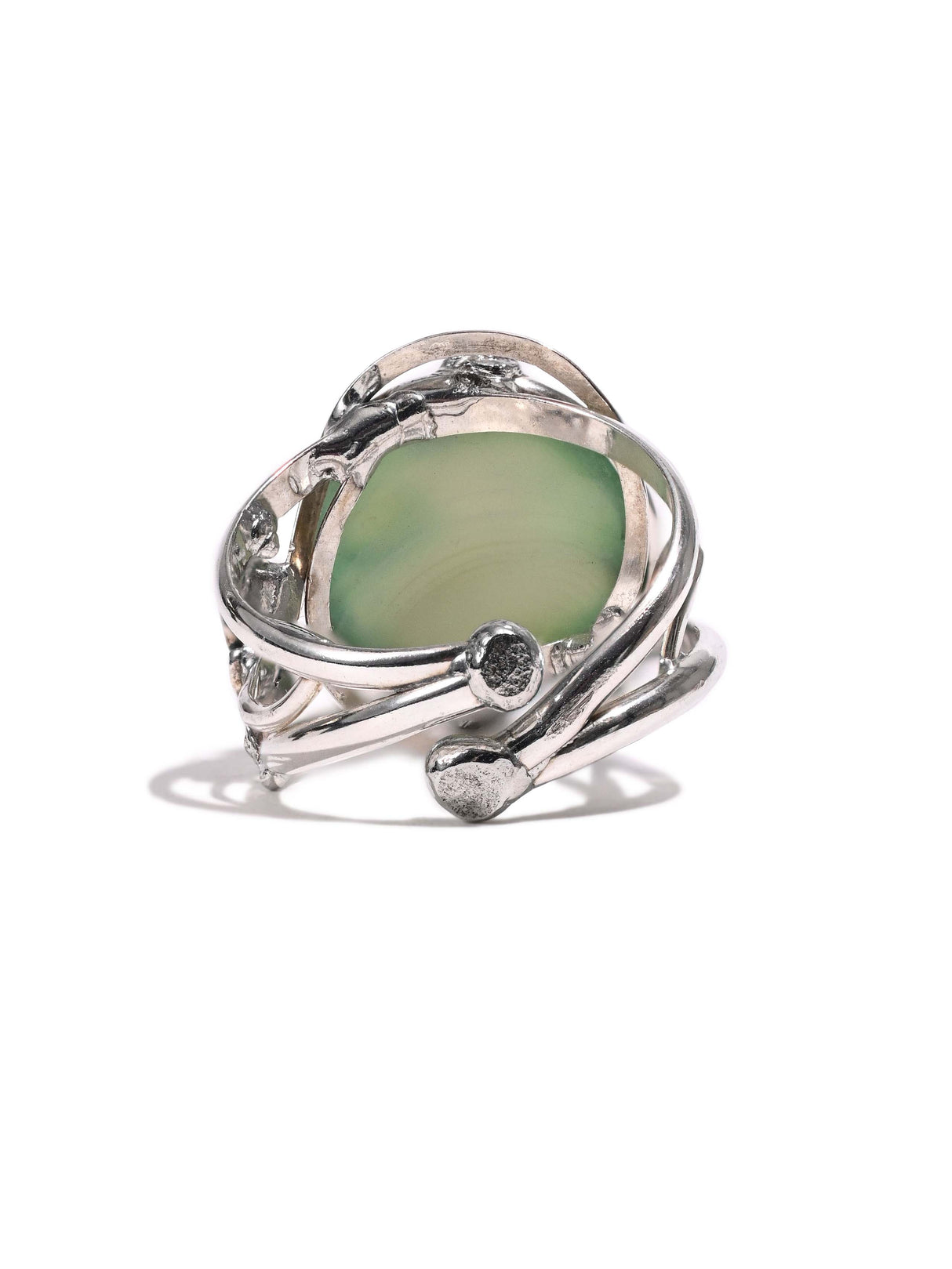 Mongolian Wind Agate Ring 3 | js126