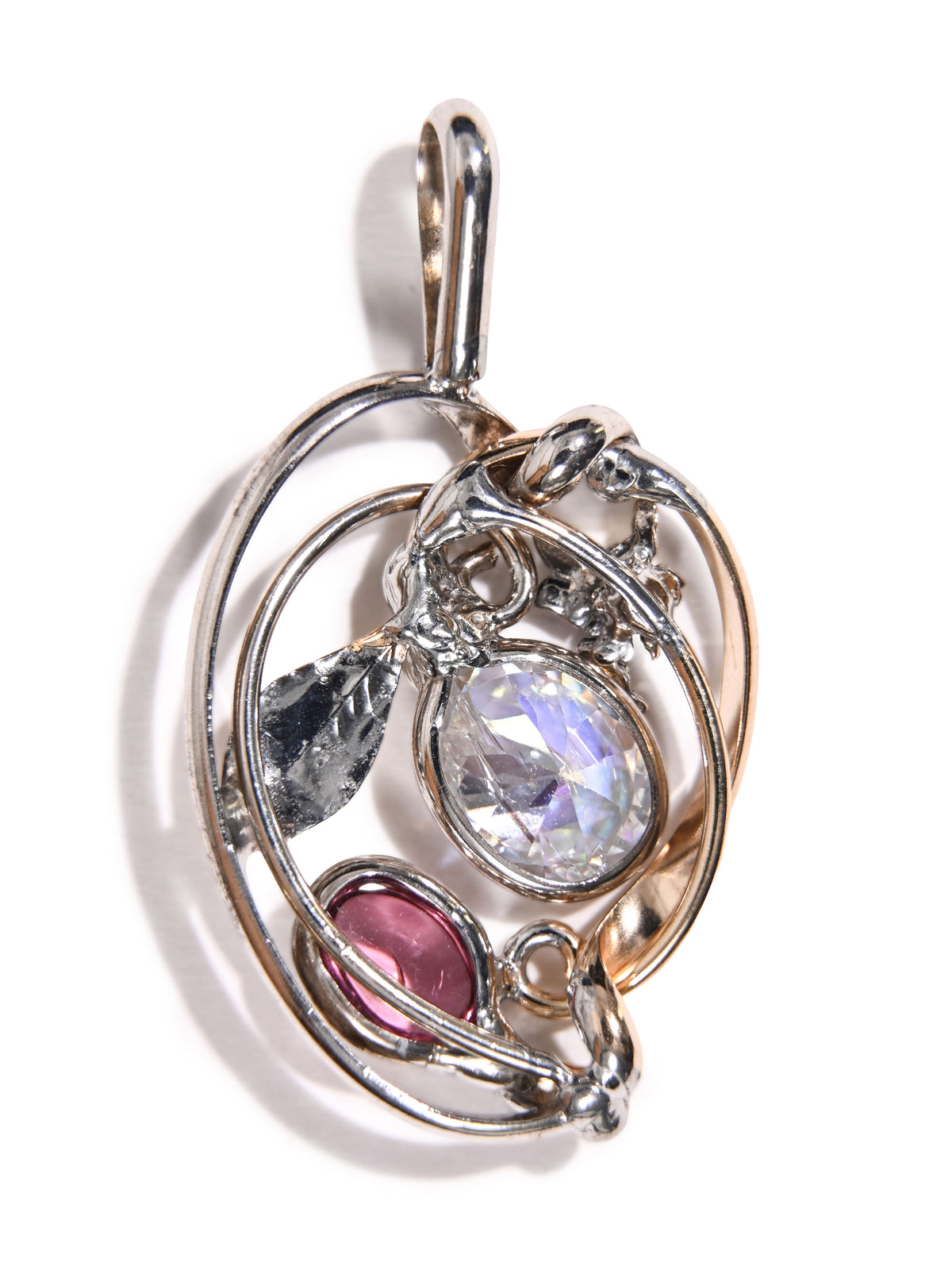 Faceted Angel Aura Pendant 1 | js129