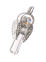 Quartz with Angel Wings Pendant 3 | js130