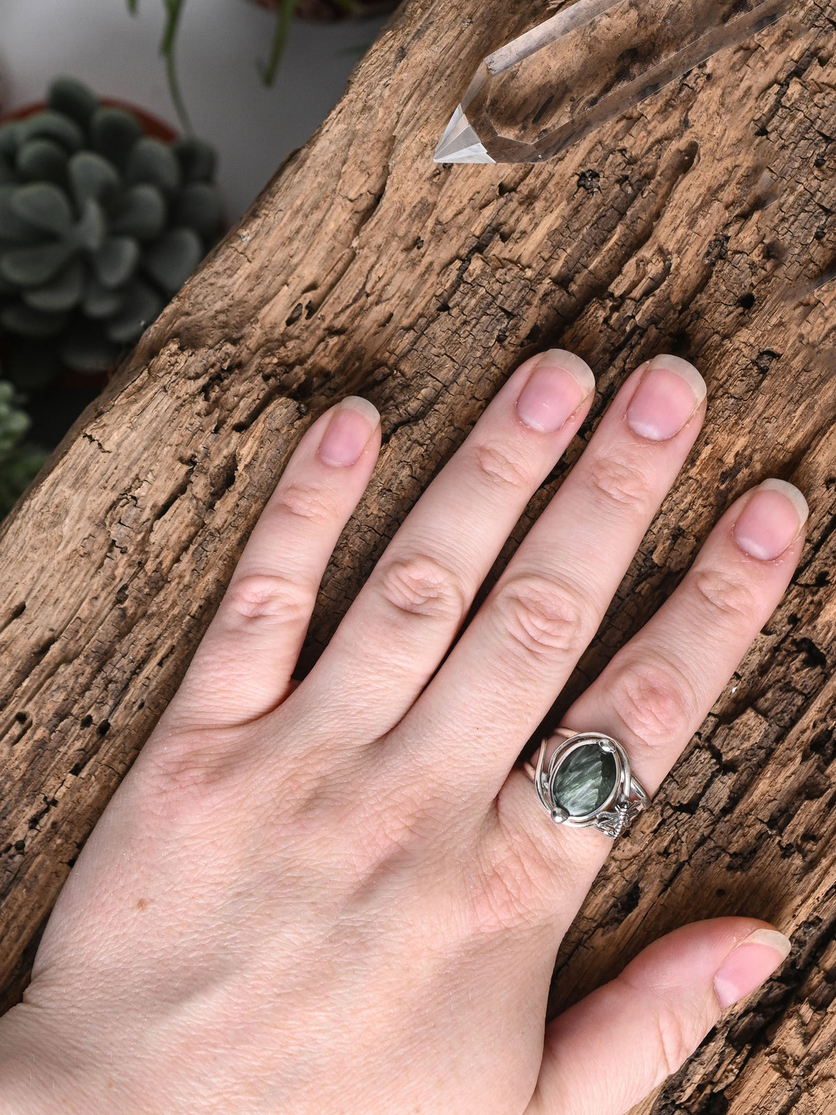 Seraphinite Ring | js136