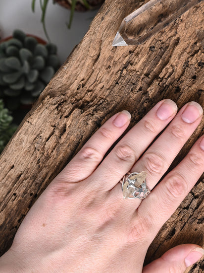 Libyan Desert Glass Ring | js138