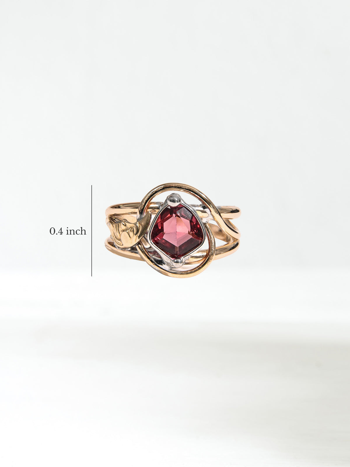 Rhodolite Garnet Ring