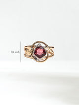 Rhodolite Garnet Ring