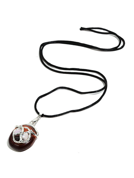 Lovers Gem Drop Pendant 4 | js32-AG52
