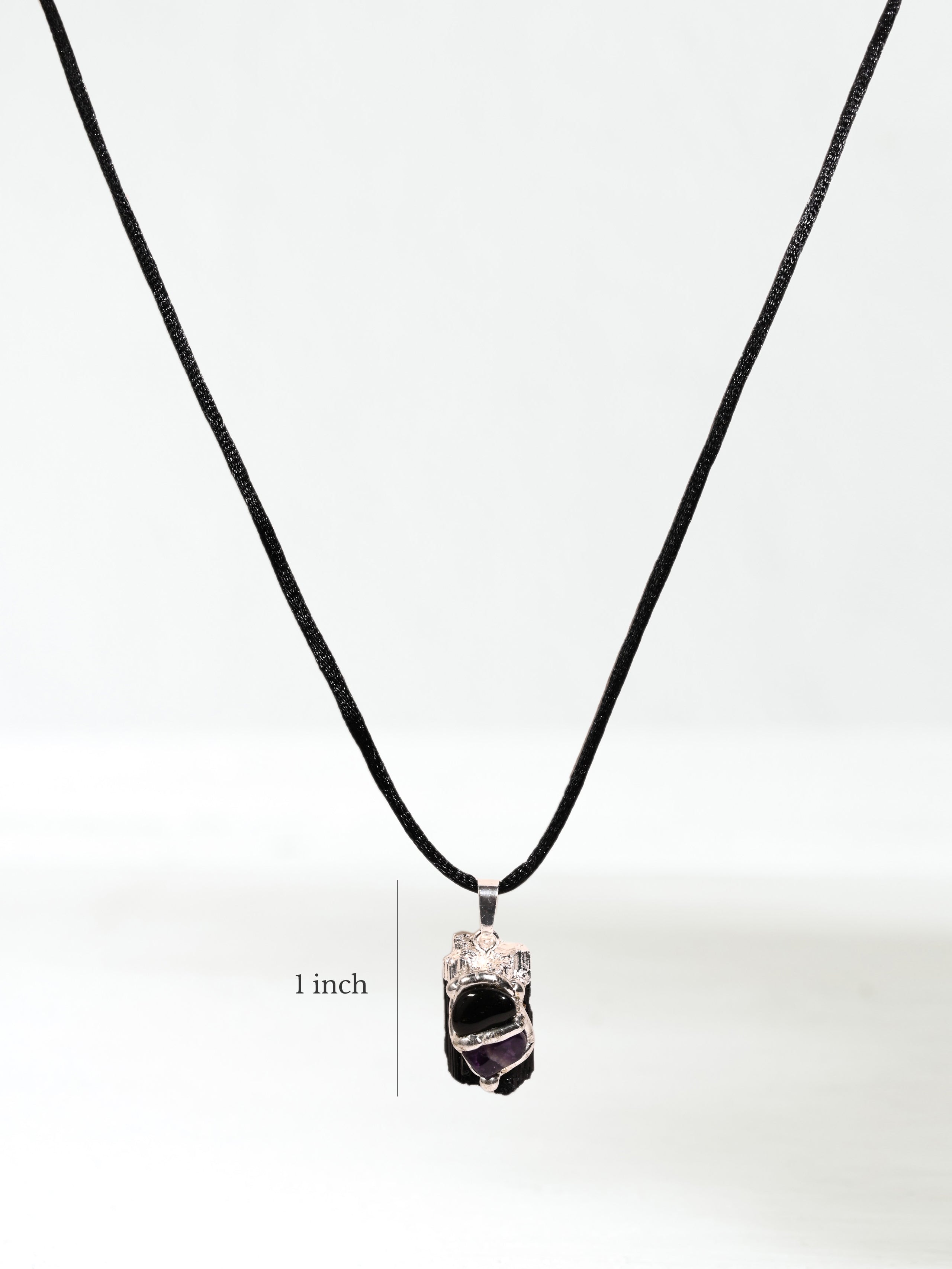 Protection Black Tourmaline Gem Drop Pendant - Shamans Market