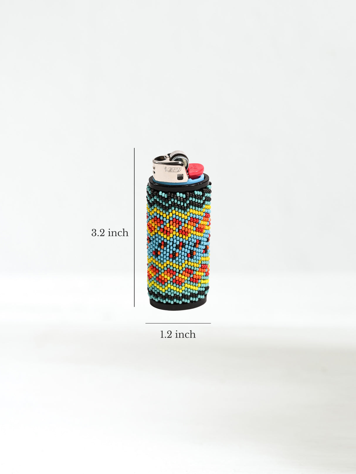 Artisan Hand-beaded Lighter Case Dimension | m3 