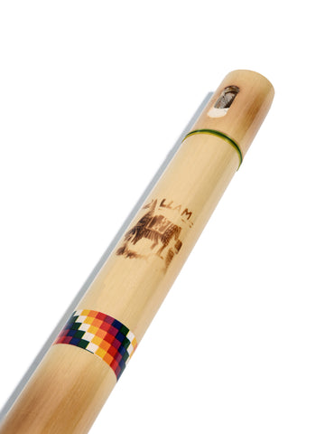 Medium Bamboo Flute - Llama