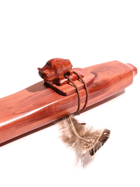 Native American Made Cedar Drone Flute 1 | mm0249-Buffalo-A | mm0250-Buffalo-E | mm0251-Buffalo-F | mm0252-Buffalo-G