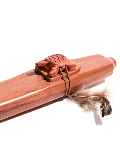 Native American Made Cedar Drone Flute 1 | mm0253-Turtle-A | mm0254-Turtle-E | mm0255-Turtle-F | mm0256-Turtle-G