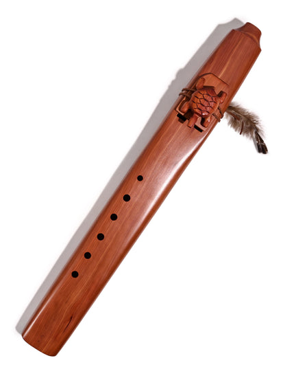 Native American Made Cedar Drone Flute 2 | mm0253-Turtle-A | mm0254-Turtle-E | mm0255-Turtle-F | mm0256-Turtle-G