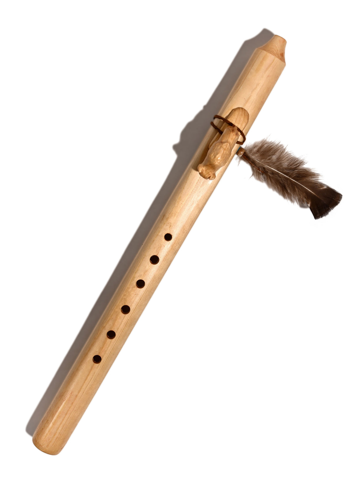 Native American Made Pine Flute- A Minor | mm0228-Buffalo-P