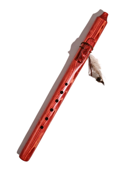 Native American Made Pine Flute- A Minor | mm0229-Buffalo-C
