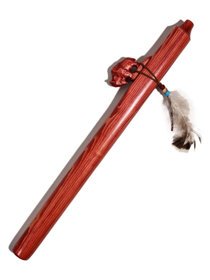 Native American Made Pine Flute- A Minor 2 | mm0229-Buffalo-C
