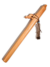 Native American Made Pine Flute- A Minor 2 | mm0231-Wolf-P