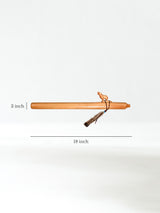 Native American Made Pine Flute- A Minor Dimension | mm0231-Wolf-P