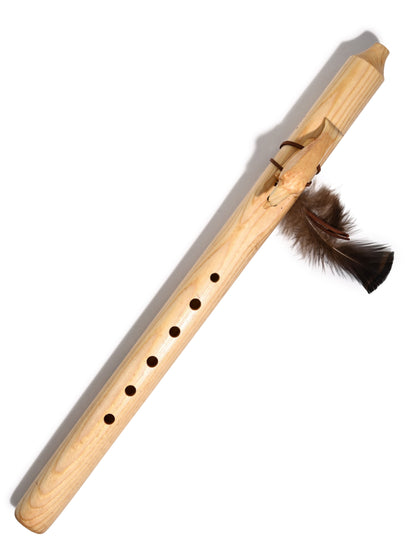 Native American Made Pine Flute- A Minor 1 | mm0234-Eagle-P