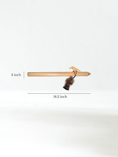 Native American Made Pine Flute- A Minor Dimension | mm0234-Eagle-P