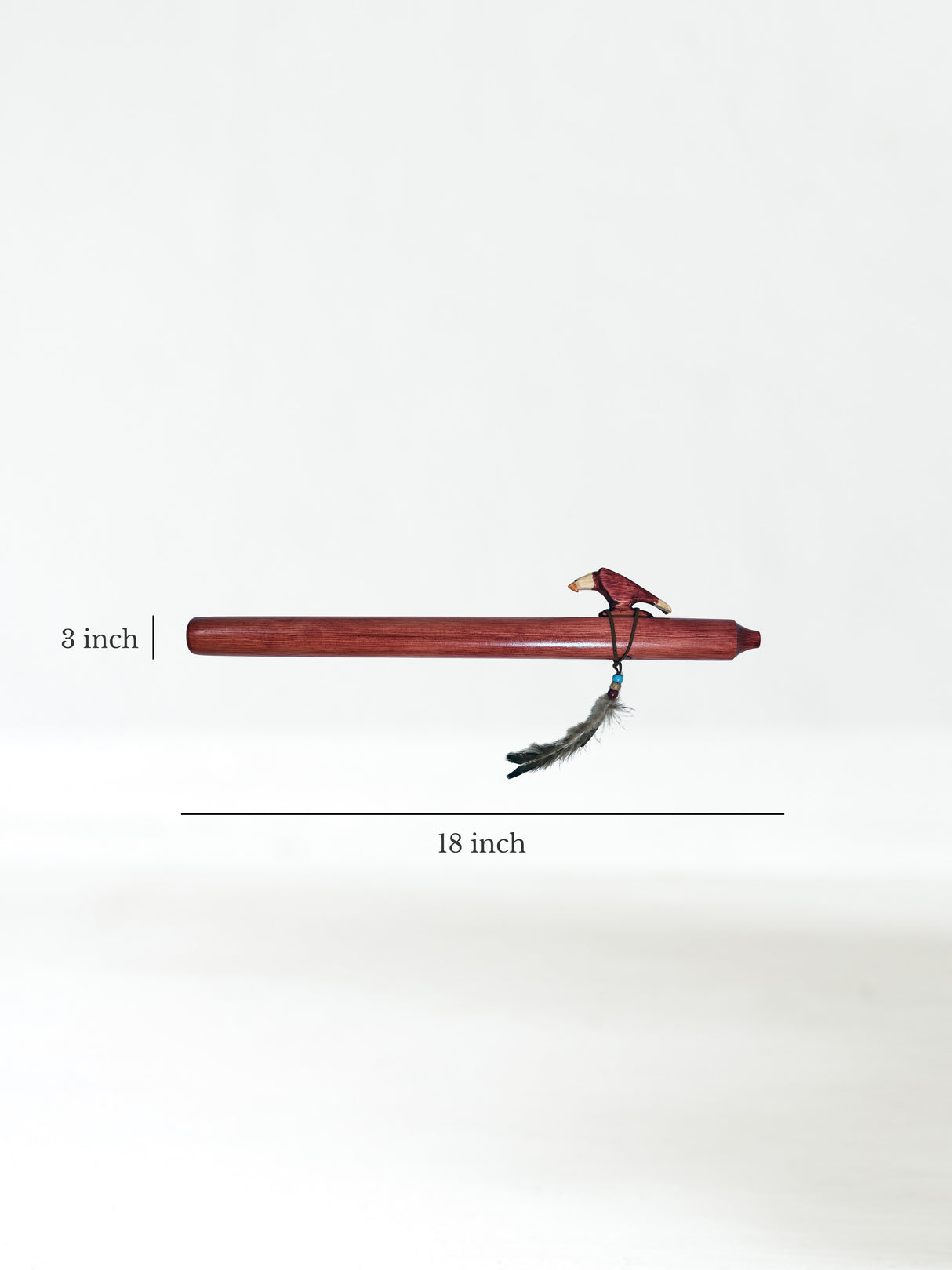 Native American Made Pine Flute- A Minor Dimension | mm0235-Eagle-C
