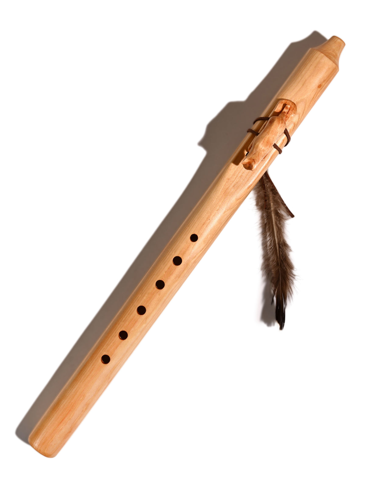 Native American Made Pine Flute- A Minor | mm0240-Mountain-Lion-P