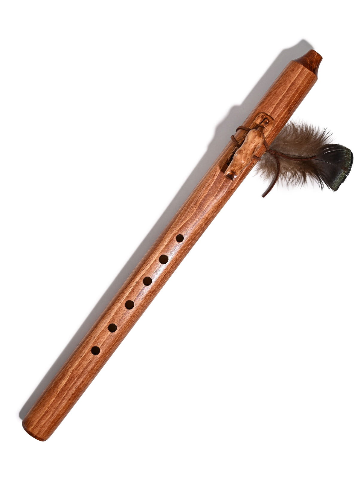 Native American Made Pine Flute- A Minor | mm0242-Mountain-Lion-W