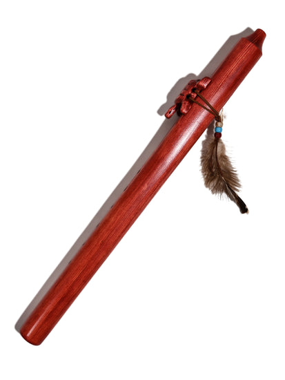 Native American Made Pine Flute- A Minor 2 | mm0244-Turtle-C