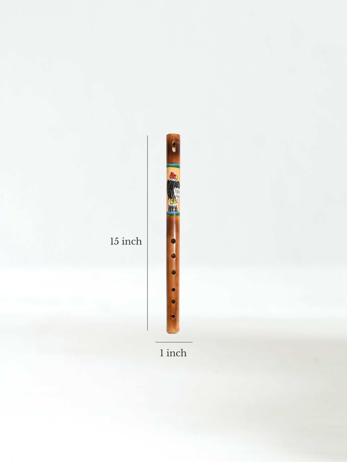 Painted Bamboo Flute Dimension | mm0244-Condor