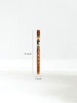 Painted Bamboo Flute Dimension | mm0244-Condor