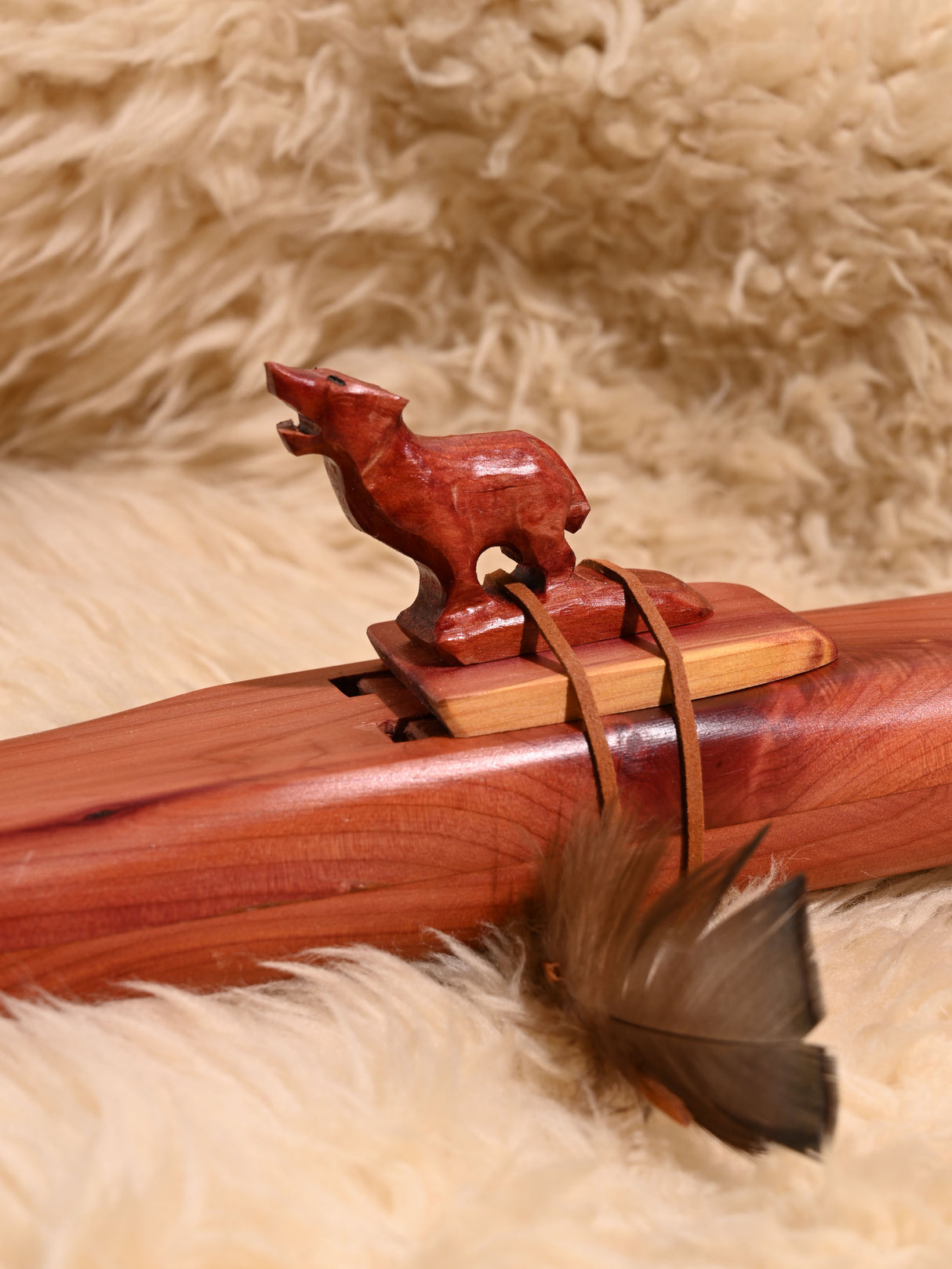 Native American Made Cedar Drone Flute