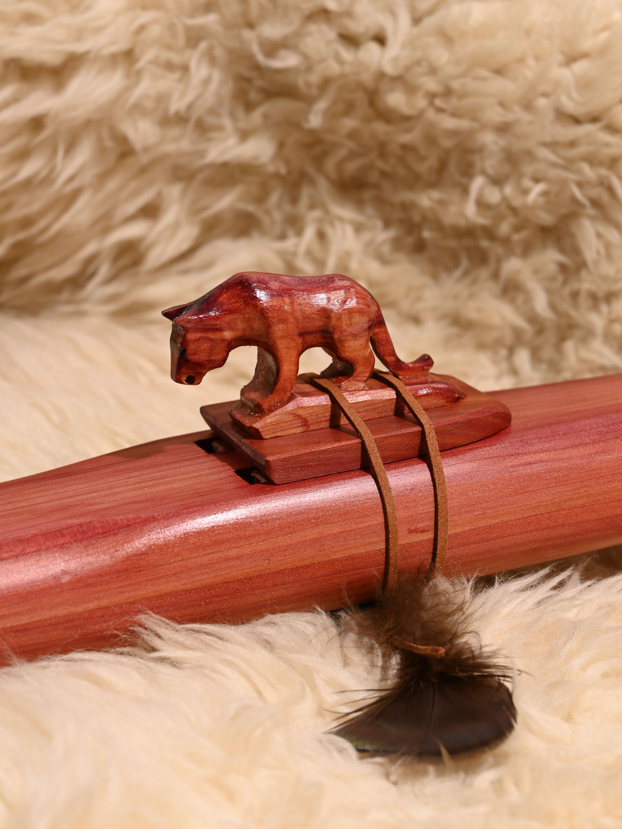 Native American Made Cedar Drone Flute