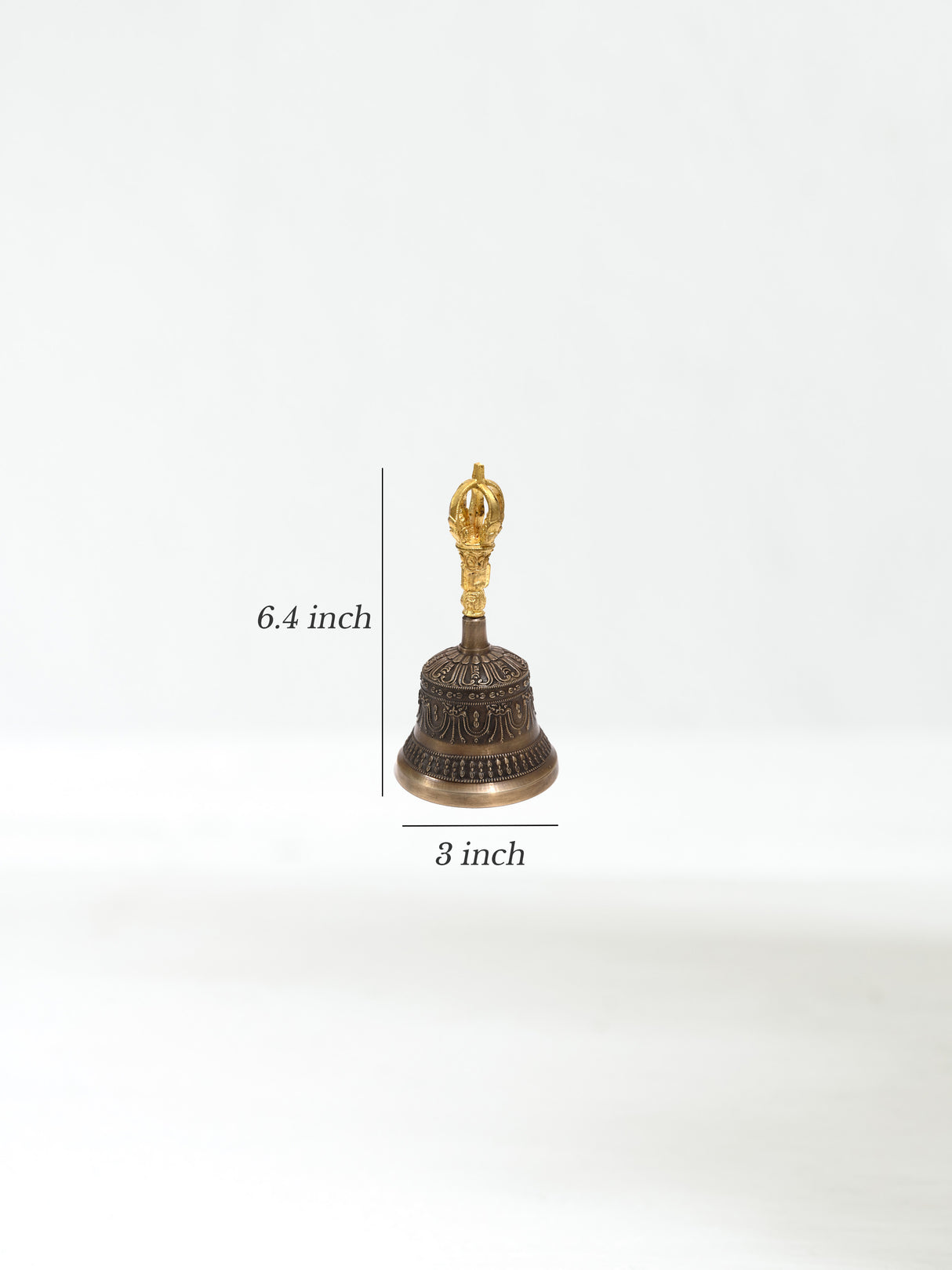 Buddhist Ritual Bell & Dorje Dimension | mmb6