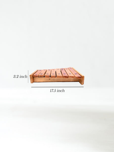 Vaima Arts Trust Eight Note Xylophone Dimension | mmbx3