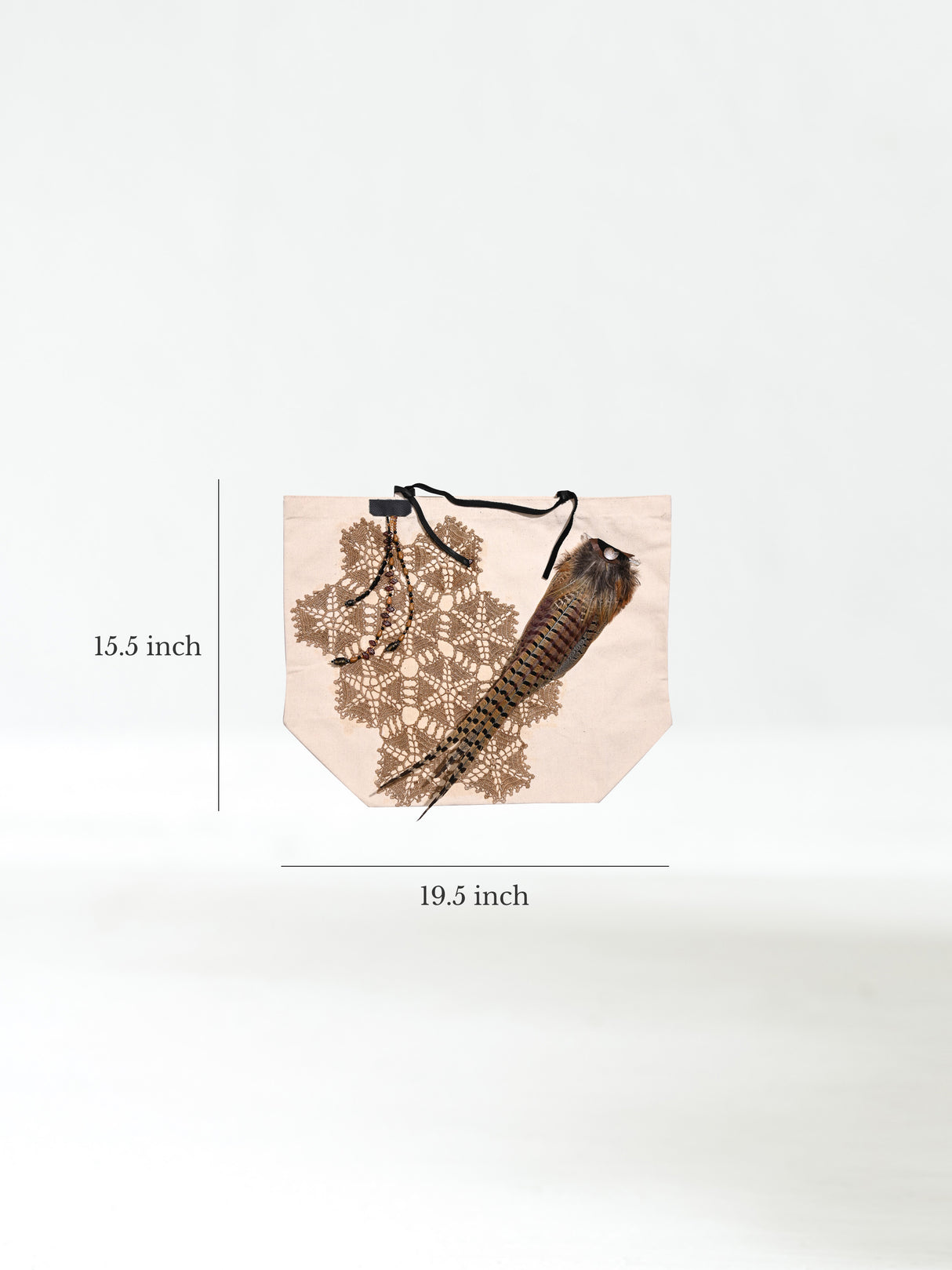 Hand Drum Carrying Bag - Wings in Flight - Natural Aviora 4 | mmdc1-Aviora
