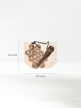 Hand Drum Carrying Bag - Wings in Flight - Natural Aviora 4 | mmdc1-Aviora
