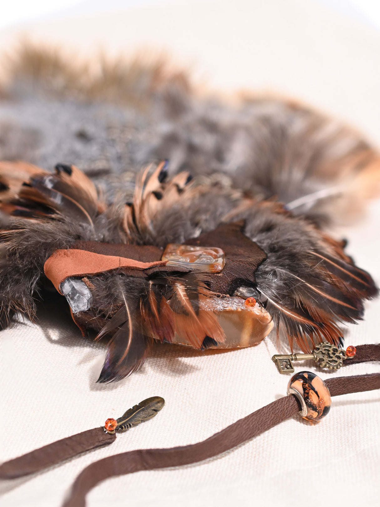 Hand Drum Carrying Bag - Wings in Flight - Natural Seraphae 2 | mmdc1-Seraphae